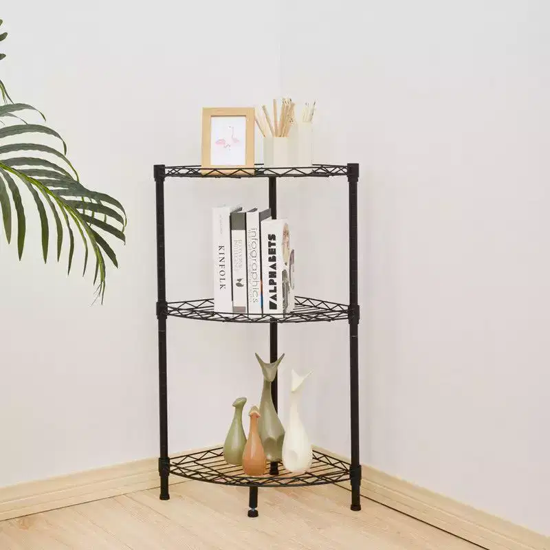 31.5 in.H X 13.8 in.W X 13.8 in.D Corner Wire Shelving