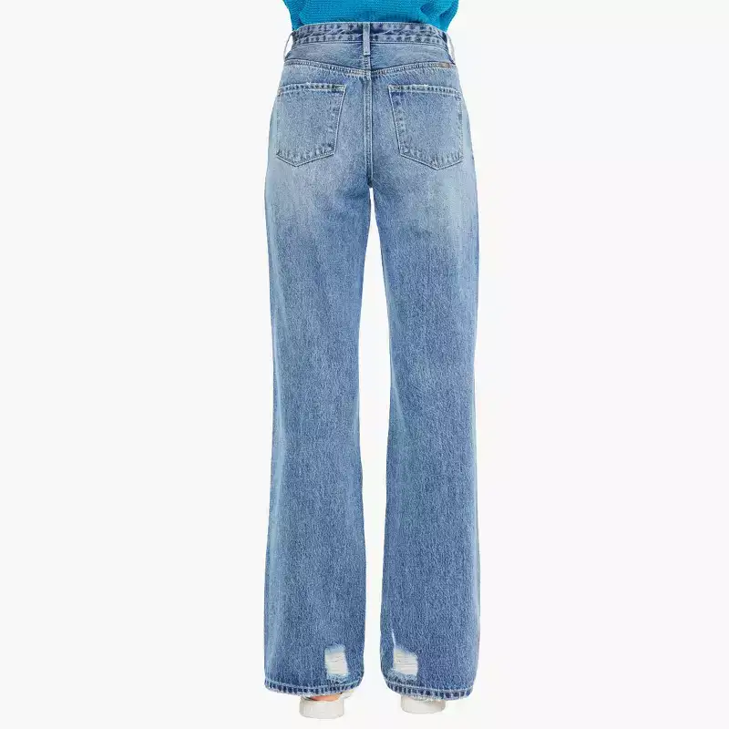 KanCan Essentials Debra High Rise 90's Criss Cross Straight Jeans