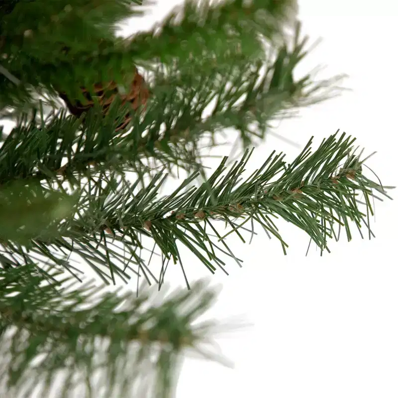 Northlight 42 Black River Pine Artificial Christmas Teardrop Swag with Pine Cones, Unlit