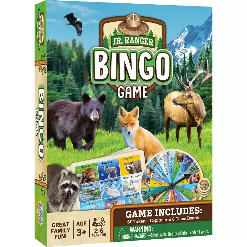 MasterPieces Kids Games - Jr Ranger Bingo Game