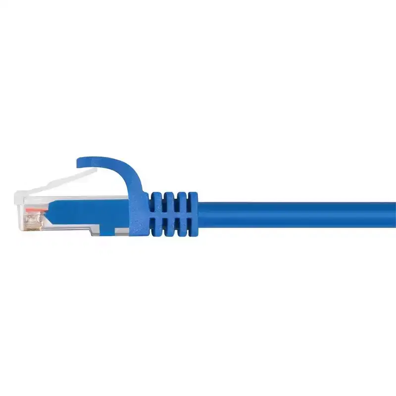Monoprice Cat5e Ethernet Patch Cable - 7 Feet - Blue | Network Internet Cord - Snagless RJ45, Stranded, 350Mhz, UTP, Pure Bare Copper Wire, 24AWG -