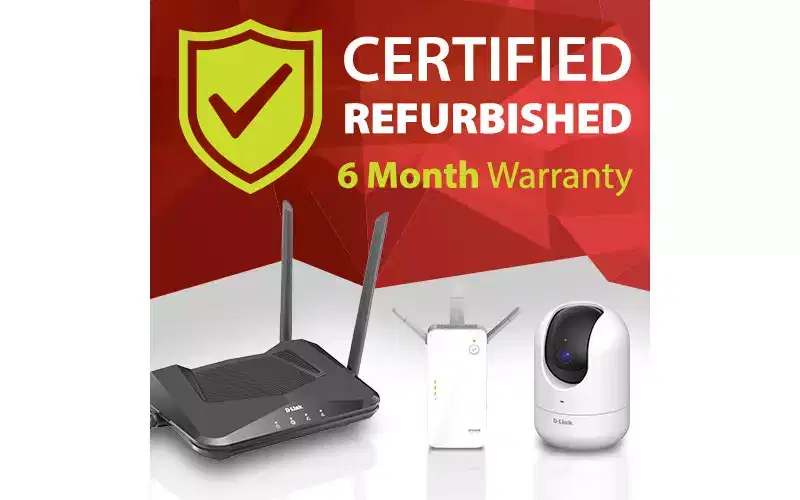D-Link 2K QHD Indoor WiFi Camera, Night Vision, Sound Detection (DCS-8350LH/RE) Manufacturer Refurbished