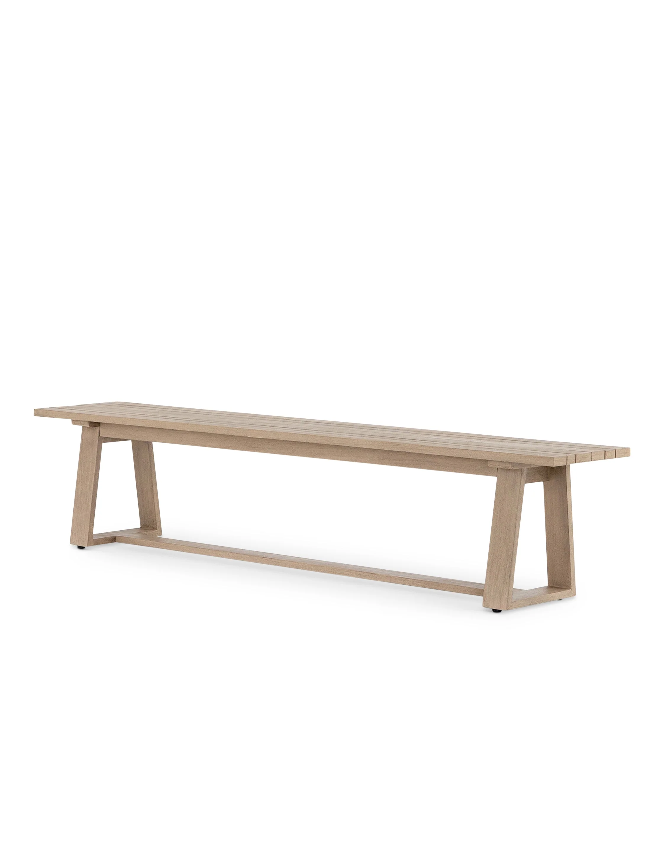 / Outdoor Bench - Clean, angular lines evoke a warm Scandi simplicity in this bench