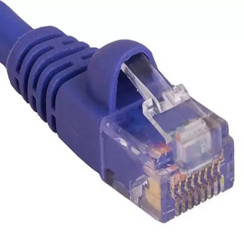 SANOXY Cables and Adapters; 75ft Cat5e 350 MHz UTP Snagless Ethernet Network Patch Cable, Purple