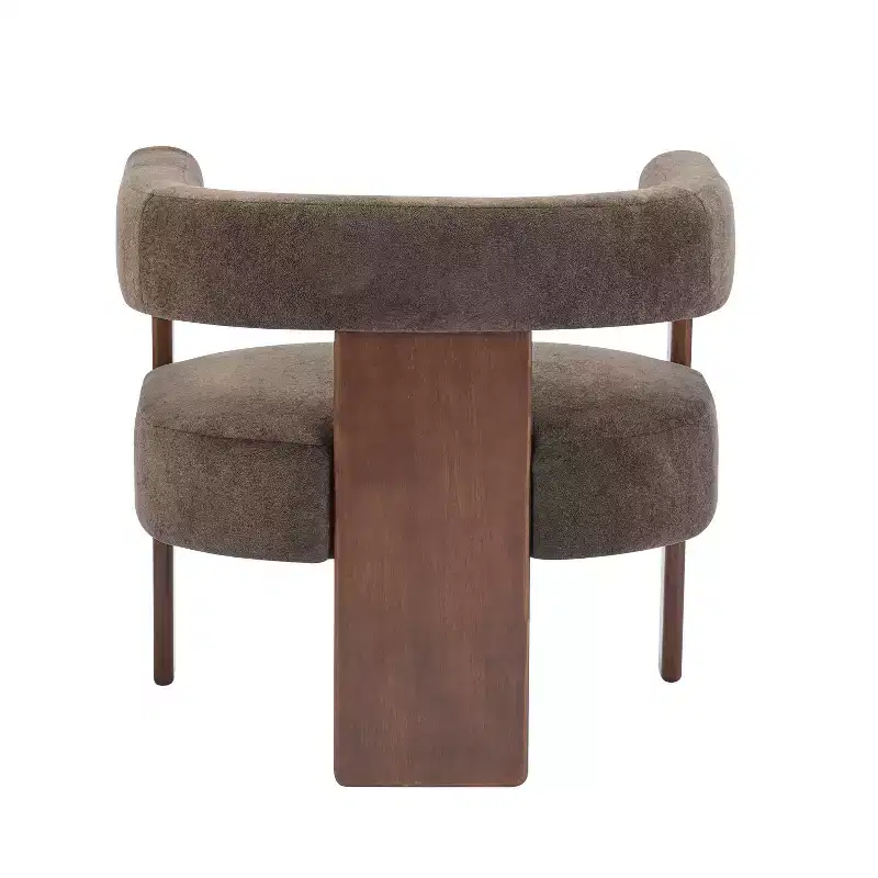 Christopher Knight Home Noah Modern Rubberwood Upholstered Accent Arm Chair