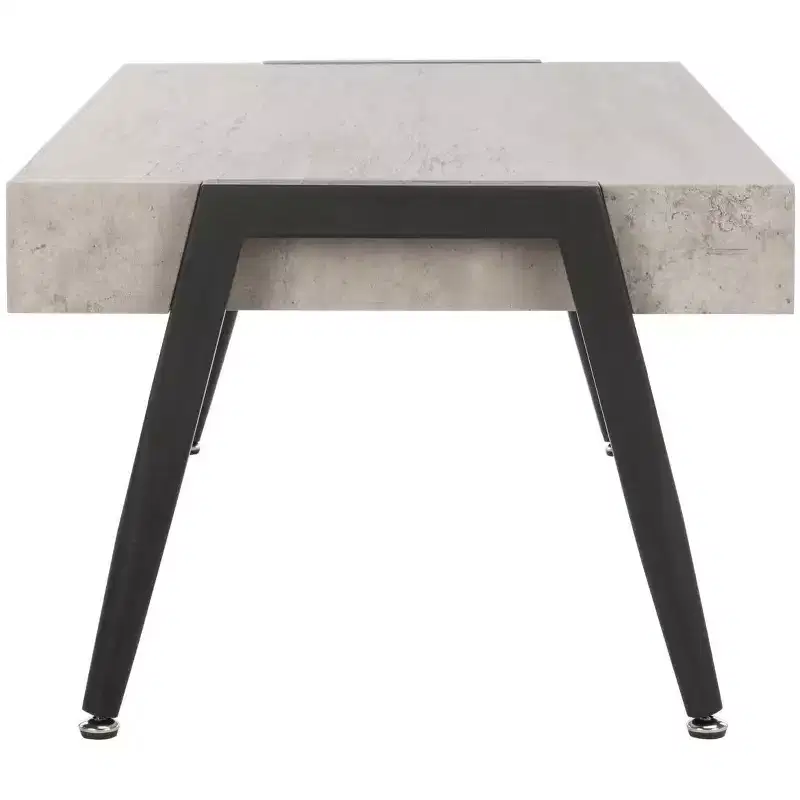 Cameron Coffee Table - Light Grey/Black - Safavieh