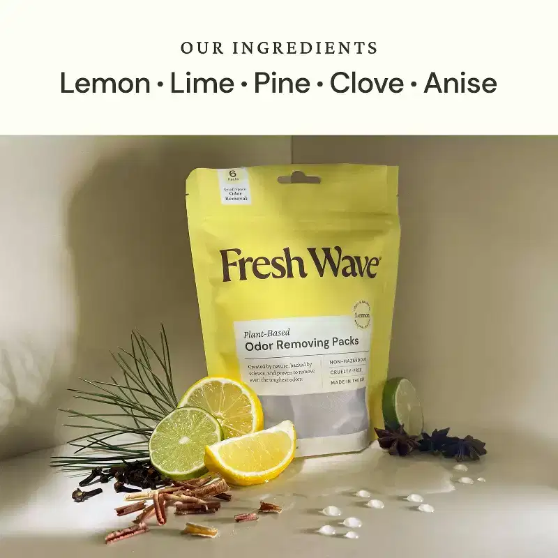Fresh Wave Odor Removing Packs Lemon Scent - 6ct