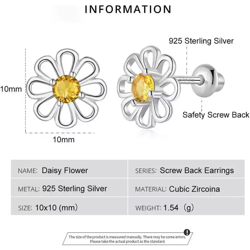 Whimsical Animal & Nature Stud Earrings for Girls & Women - Sterling Silver Hypoallergenic Earrings with Secure Screw Backs