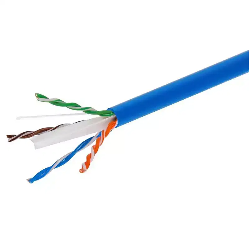 Monoprice Cat6 Ethernet Bulk Cable - 250 Feet - Blue | Network Internet Cord - Stranded, 550Mhz, UTP, CM, Pure Bare Copper Wire, 24AWG