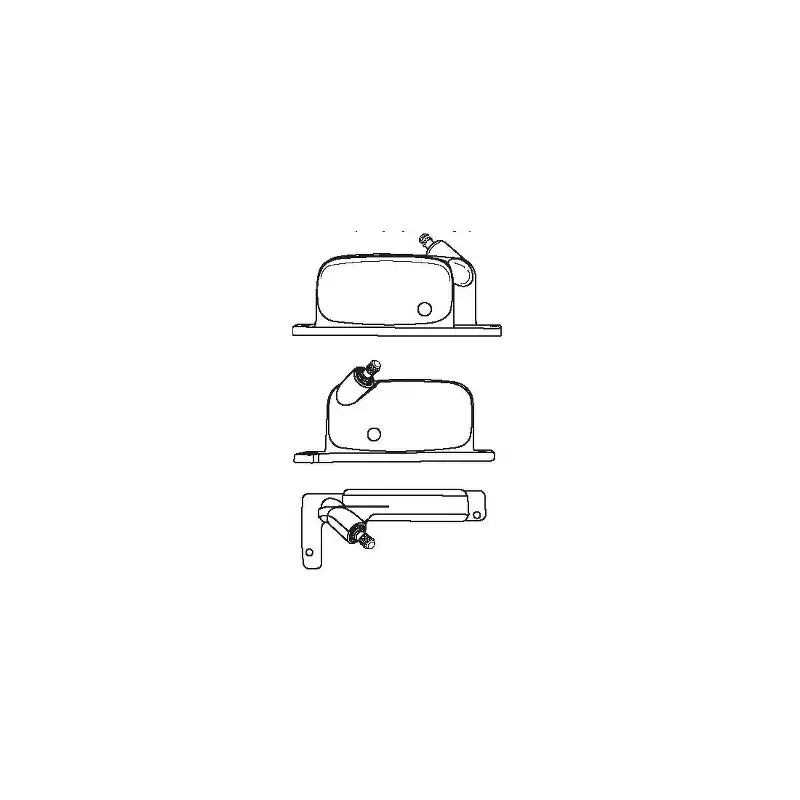 Brixwell 41-235p D Awning Operator Mill contemporary Style awO-016-LH-Ml straight Link Arm