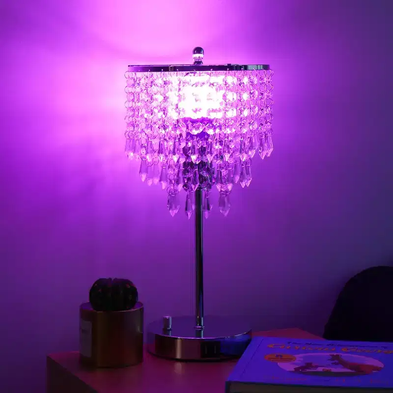 YANSUN 60-Watt Equivalent Orange and Purple A19 LED Light Bulbs Halloween Special A19 LED Light Bulbs (2-Pack)