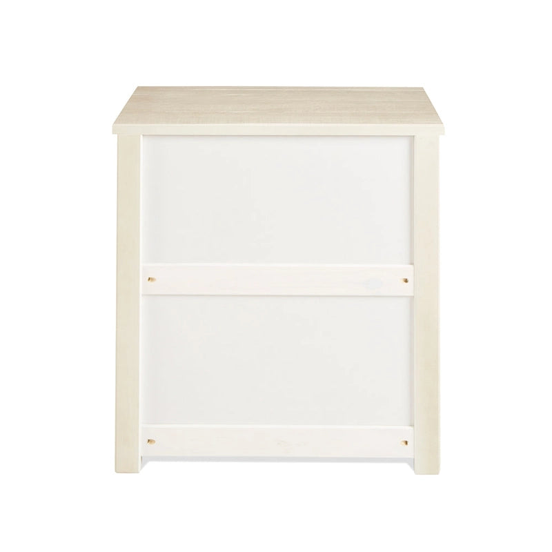 3-Drawer Solid Pine Nightstand