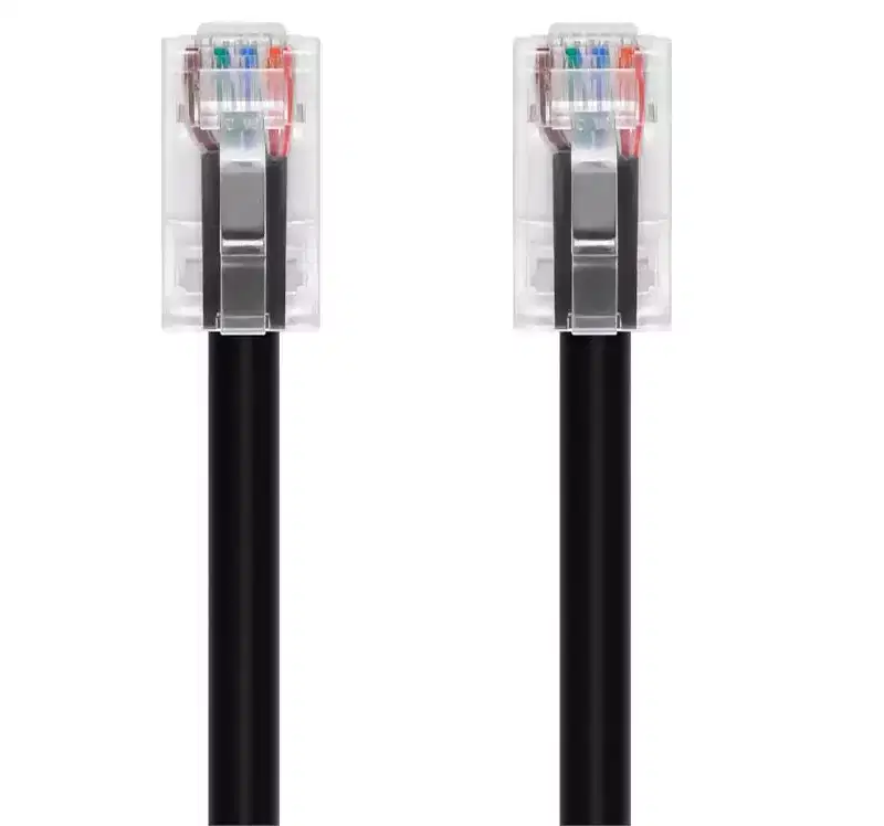 Monoprice Cat6A Patch Cable - 30 Feet - Black | 26AWG, 10G, Bare Copper Conductor, Gold Plated Copper Connector, RJ45, Non-Booted Ethernet Cable