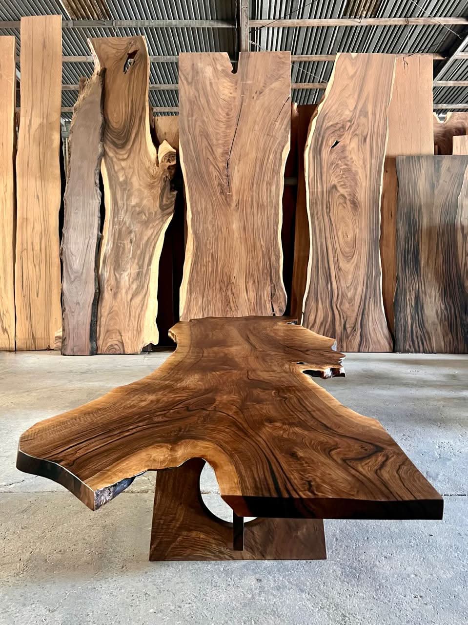 The Titan - The is crafted from an 800-year-old salvaged tree — timber harvested from the deep lakes of where centuries of submersion created a...