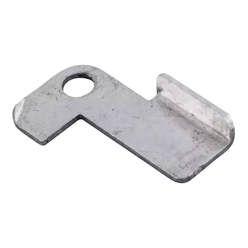 Brixwell Screen Latch Left Hand, Metal Material, 1-1/4 Height, 11/16 Width, 3/8 Upper Vertical Offset, 5/16 Step Length, Gray Finish