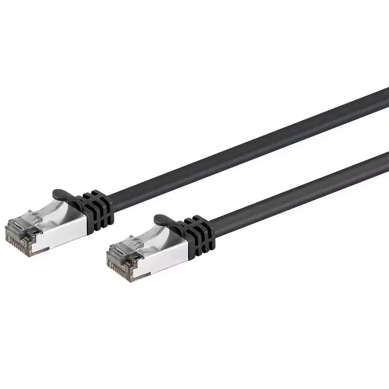 Monoprice Cat8 26AWG S/FTP Ethernet Network Cable - 1 Feet - Black, 2GHz, 40Gbps, 3dB Headroom, Pure Bare Copper, PVC - Entegrade Series