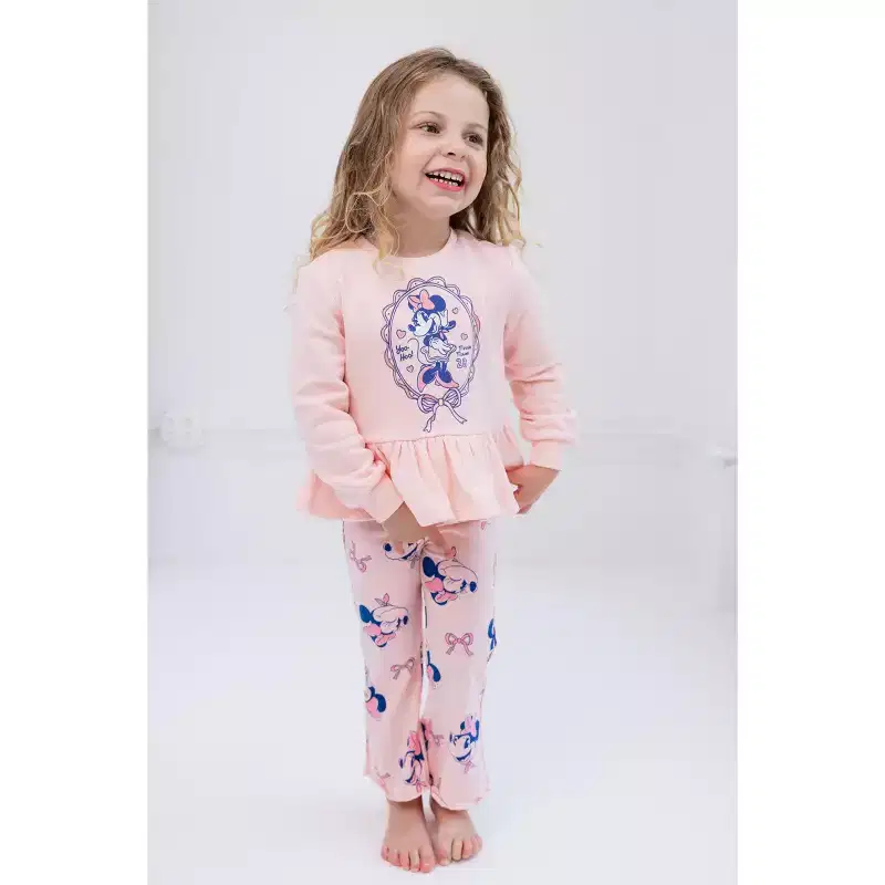 Disney Fleece Pullover Sweatshirt and Ribbed Flare Leggings Outfit Set