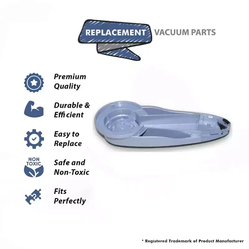 Topvacuumparts Replacement Part For Oreck LW1500RS Magnesium Vacuum Cleaner Silver Left Side Belt Cover # compare to part 83191-01