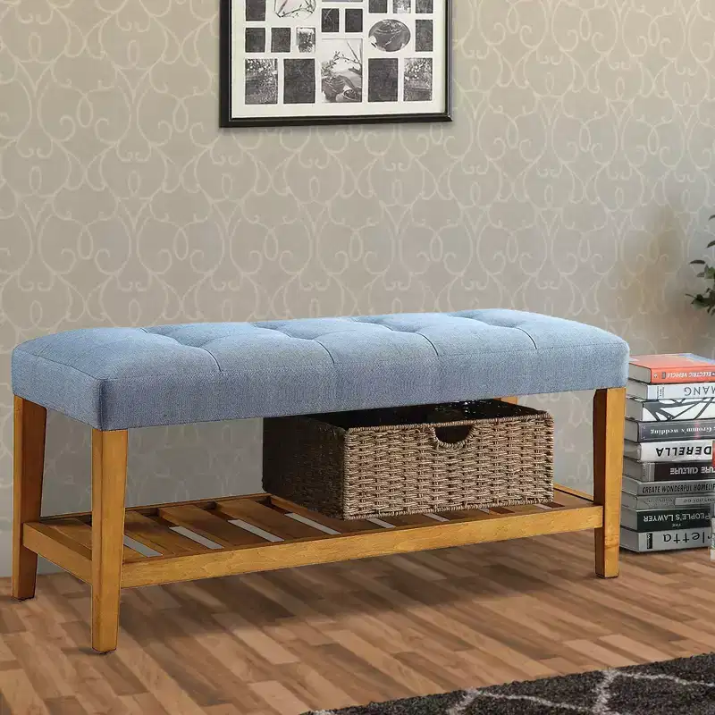 Royal Hampton Bench, Blue & Oak