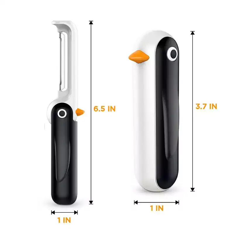 Swtroom 2 Pack Swivel Peeler Vegetable Peeler Penguin Kitchen Peeler for Veggie Fruit Peeler Potato Grater Carrot Apple