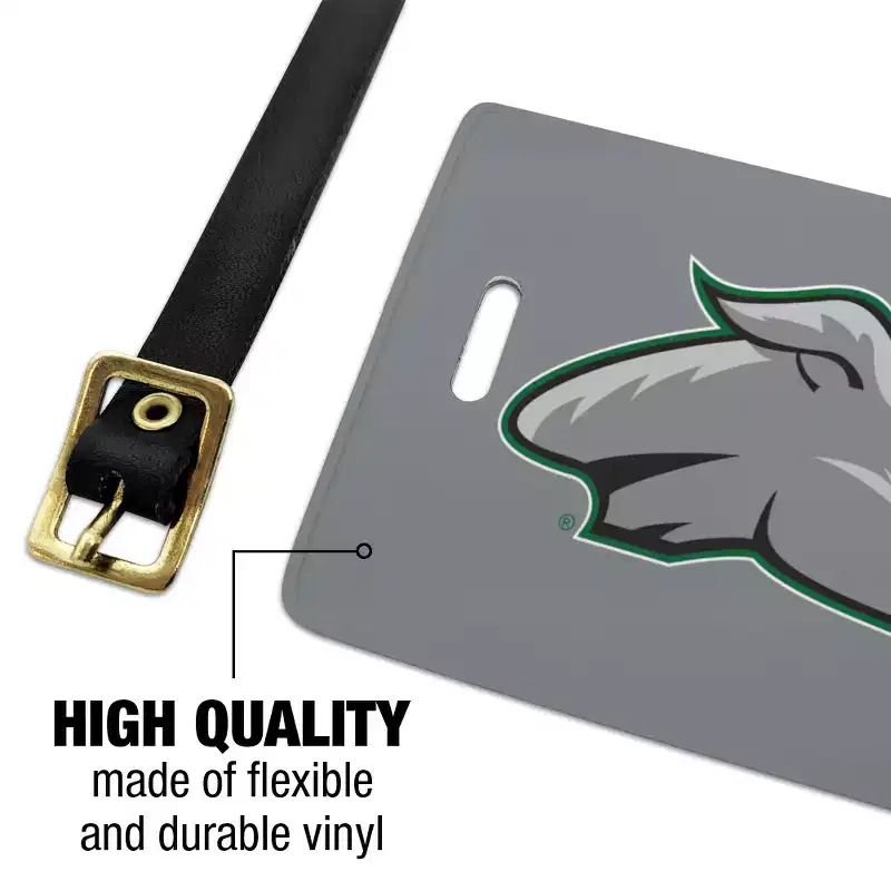 Eastern New Mexico University Secondary Logo Luggage ID Tags Suitcase CarryOn Cards Set of 2