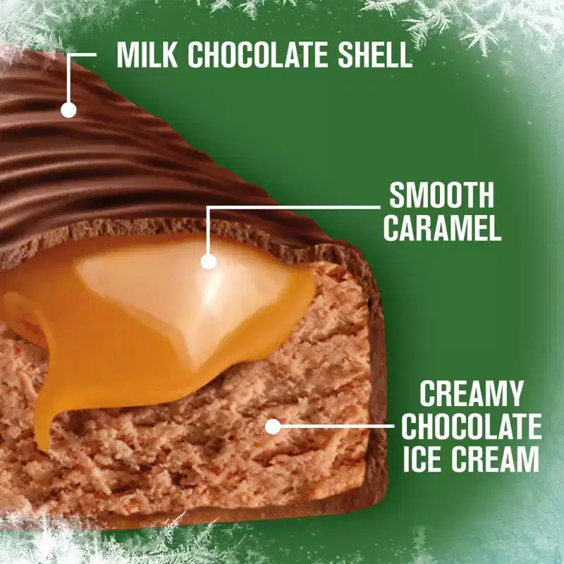 Milky Way Chocolatey Ice Cream Bars with Caramel and a Milk Chocolatey Coating - 12 fl oz/6ct