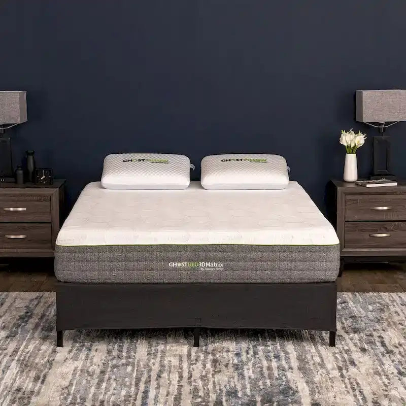 All-in-One Metal Bed Foundation with Easy Assembly, Heavy-Duty Steel Frame