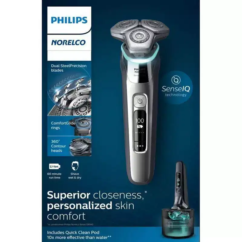 Philips Norelco Series 9500 Wet & Dry Men's Rechargeable Electric Shaver - S9985/84