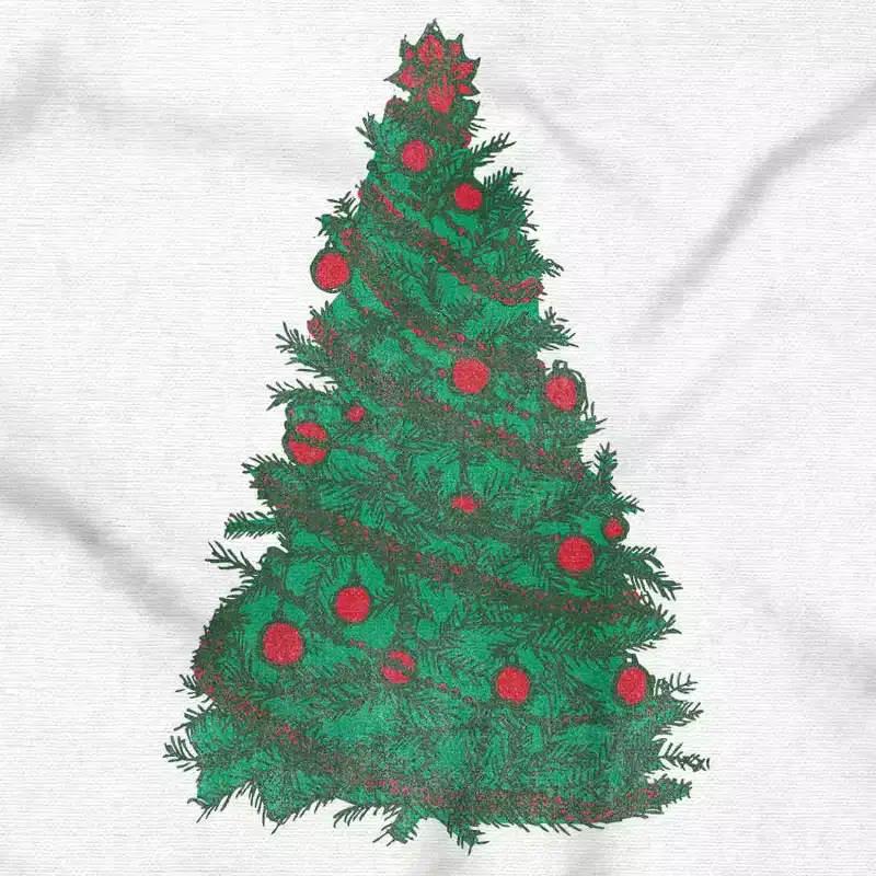 Classic Vintage Christmas Tree Hoodie Sweatshirt Women Men Brisco Brands