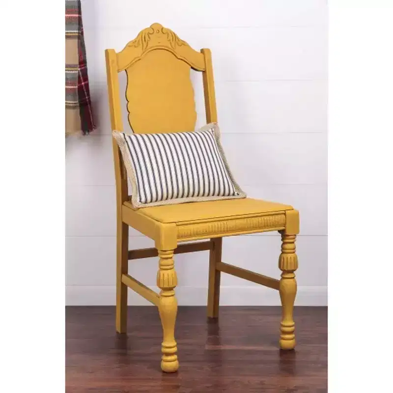 Rust-Oleum 2pk Milk Paint Venetian Yellow: Interior Chalk & Wall Paint, Water-Based, Wood Application, 275 Sq Ft Coverage