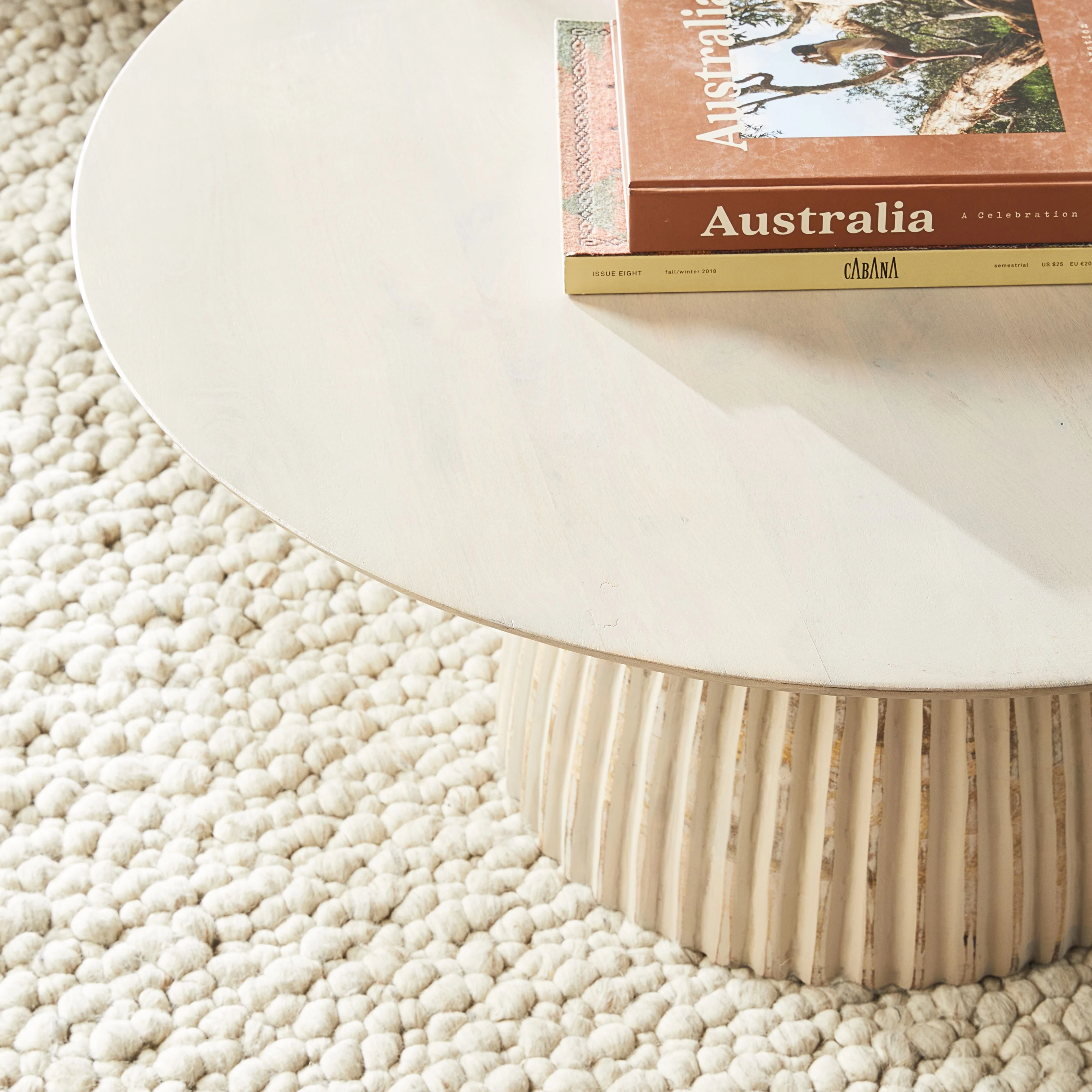 Agnia Scandinavian Solid Timber Coffee Table Natural Oak