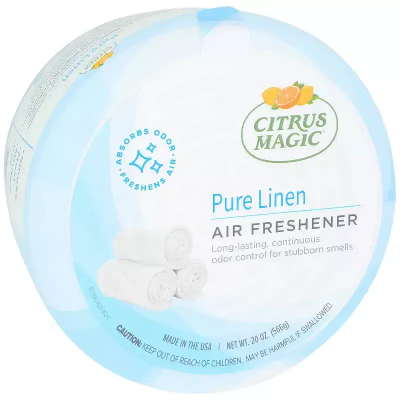 Citrus Magic Air Freshener Linen Solid - 20oz: Non-Powered, Air Fresheners, 1 Package Quantity