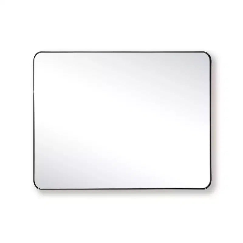 SUMERAIN Black Framed Bathroom Mirror for Wall, 28x36Rectangular Mirror Horizontally or Vertically
