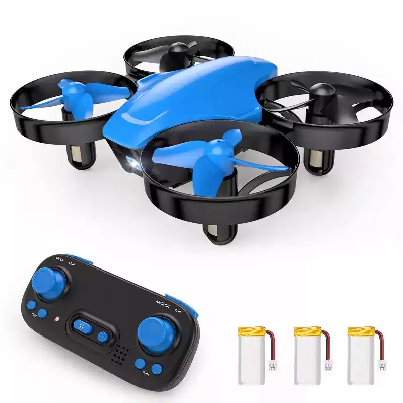 Snaptain SP350 RC Mini Drone - Blue: Rechargeable Starter with Remote Control, Indoor Use, Beginner Friendly, 7 Min Flight Time