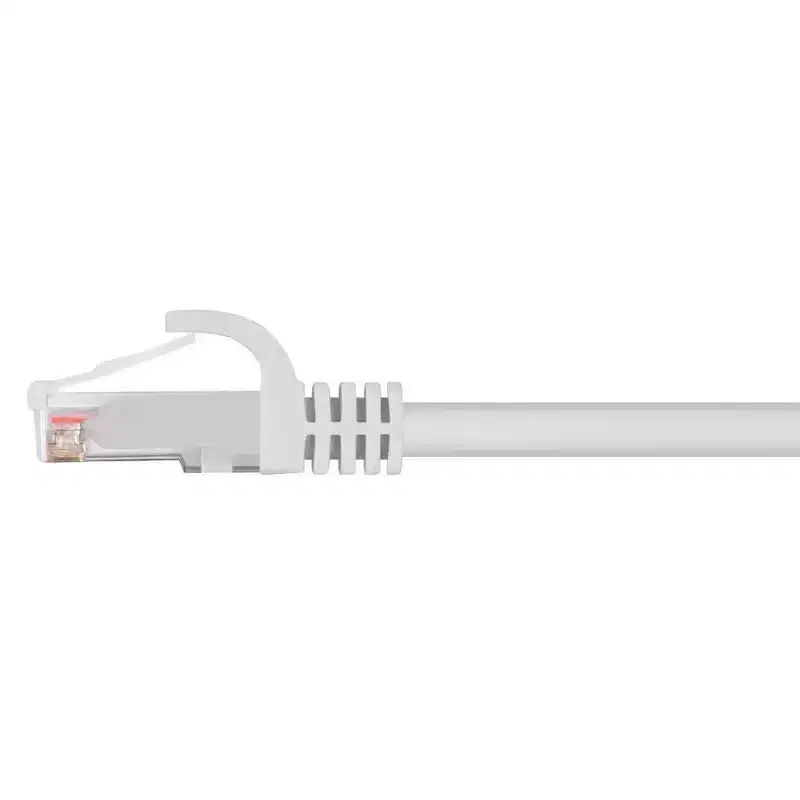 Monoprice Cat5E Ethernet Patch Cable - 1 Feet - White | Network Internet Cord - Snagless RJ45, Stranded, 350Mhz, Utp, Pure Bare Copper Wire, 24Awg -