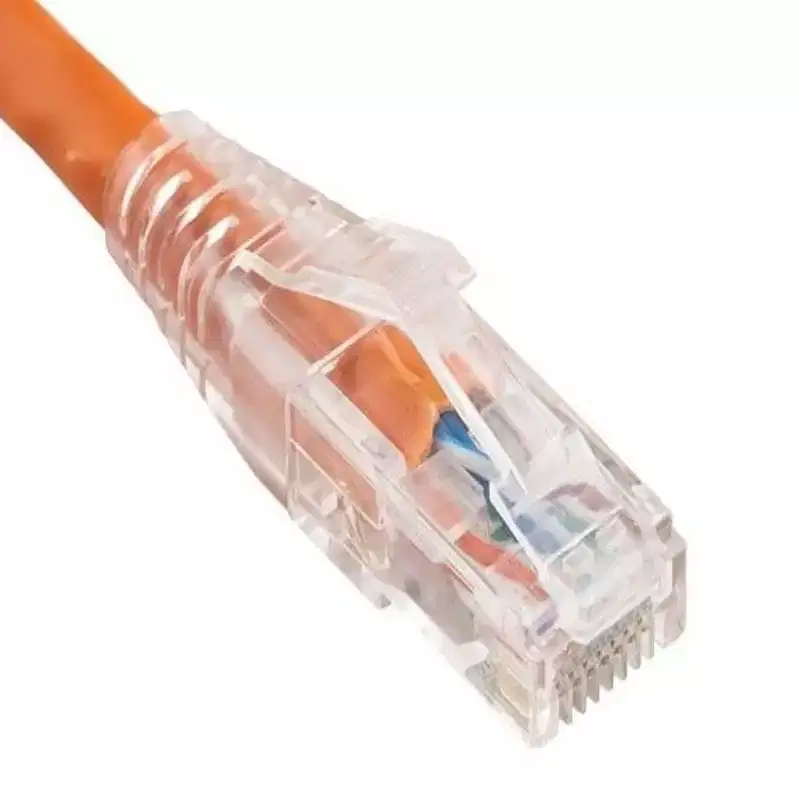 SANOXY Cables and Adapters; 7ft Cat6 550 MHz UTP Ethernet Network Patch Cable with Clear Snagless Boot, Orange