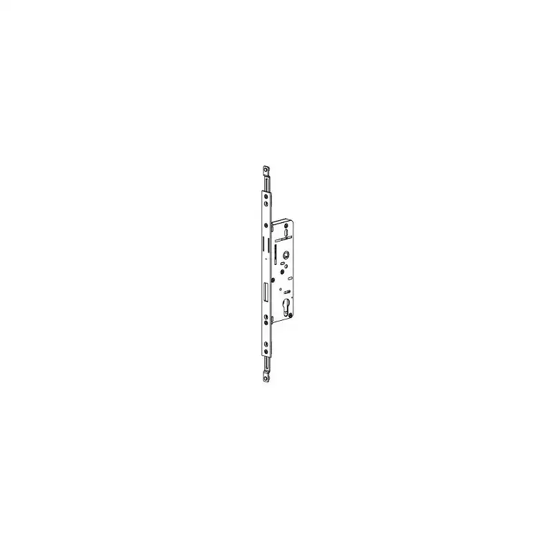 Brixwell 850-11749763 HLS9000 45 mm Backset Lock Body, 22 mm Width, 7-3/8 inch Height, 3-5/8 inch Spacing, 5/8 inch Projection