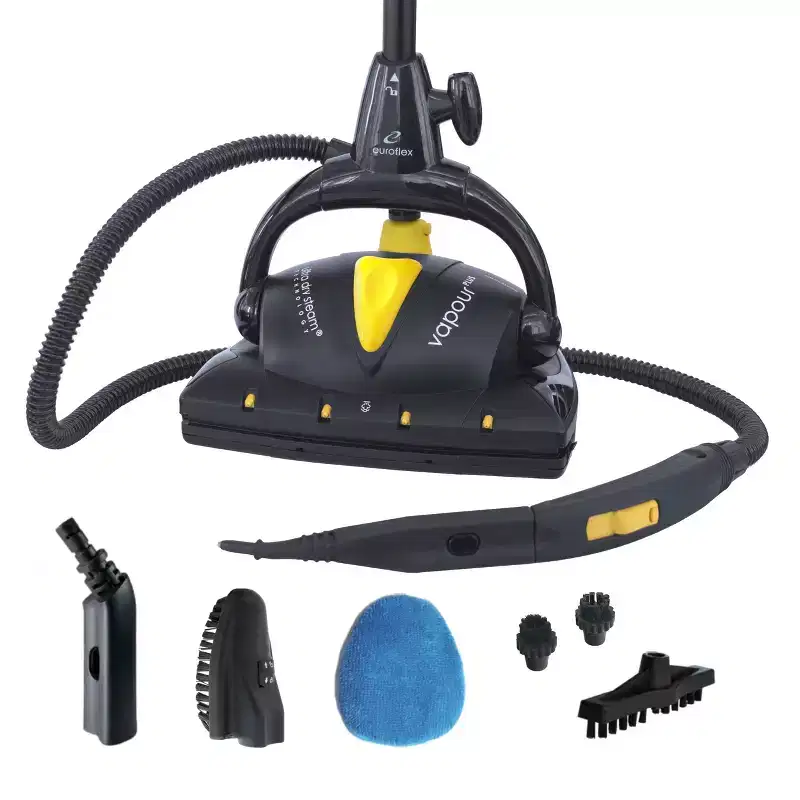 Euroflex Vapour Plus Steam Mop & 18-Piece Cleaning System with Precision Floor Care Kit (M2R-PLUS)