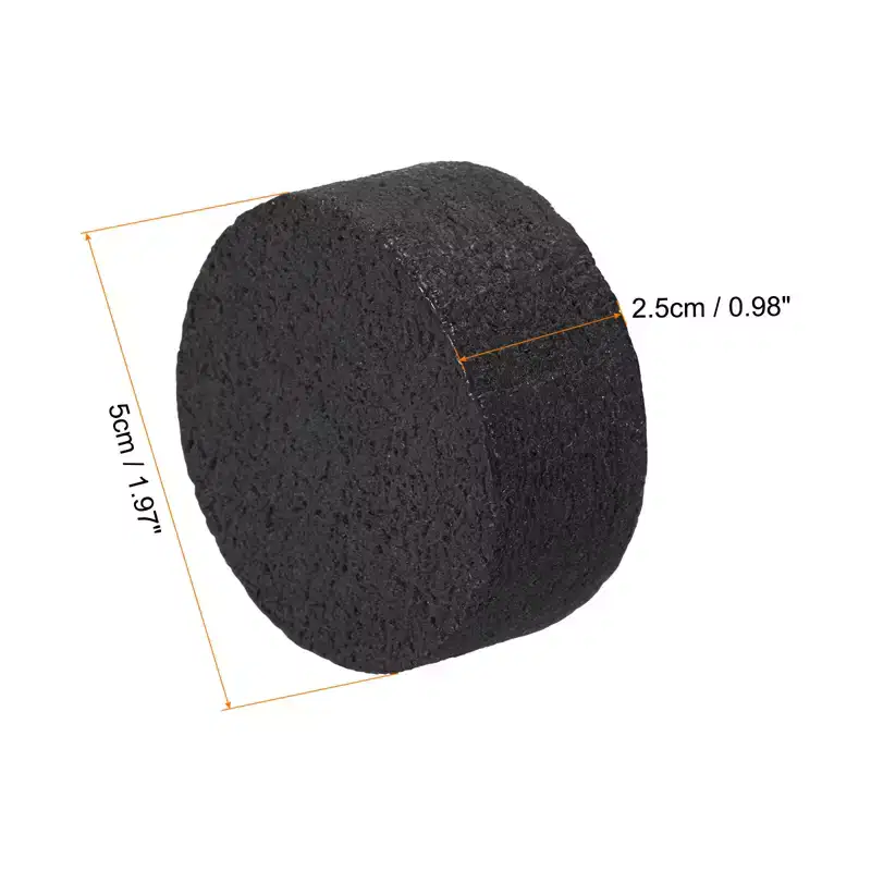Unique Bargains Round Durable Fast Removes Dirt Pickleball Paddle Eraser 2 Pcs