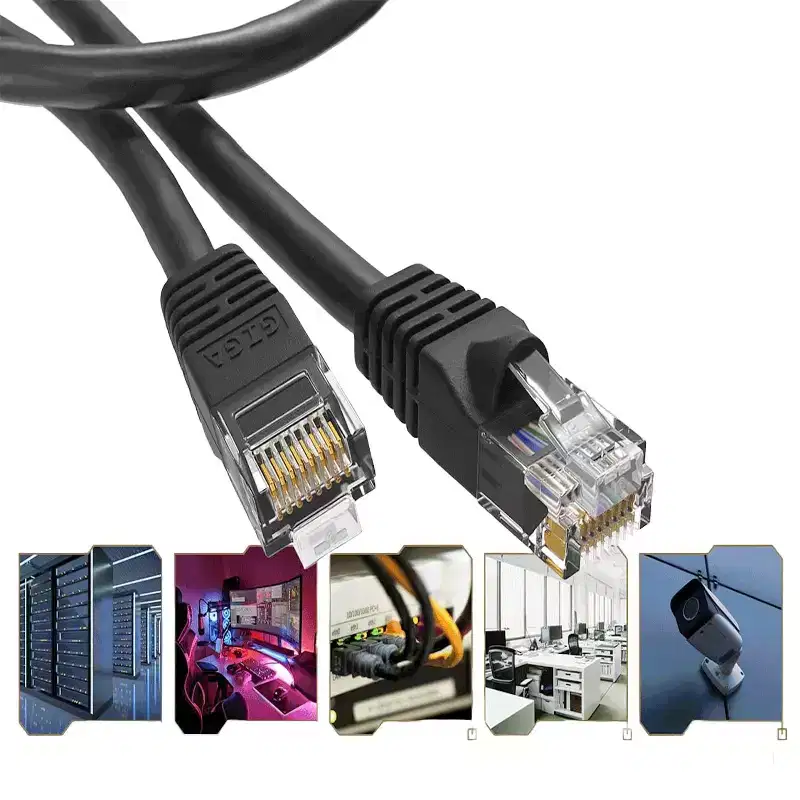 SANOXY Cables and Adapters; 50ft Cat6 550 MHz UTP Snagless Ethernet Network Patch Cable, Black