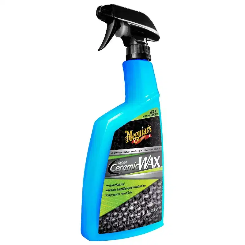 Meguiars 26oz Hybrid Ceramic Wax Trigger G190526: Spray, Water-Repellent, Automotive Wax, Unscented, Car Products