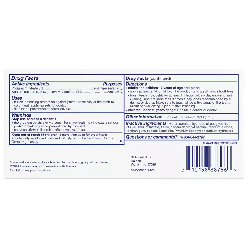 Sensodyne Pronamel Intensive Enamel Repair Whitening Artic Breeze - 3.4oz