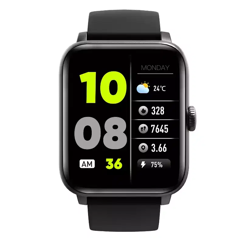 3Plus Vibe Fit Smartwatch with 1.83-In. Color Touch Screen, Bluetooth Calling, Heart Rate/Blood Oxygen/Sleep, 50+ Workouts, and IP68 Water-Re...
