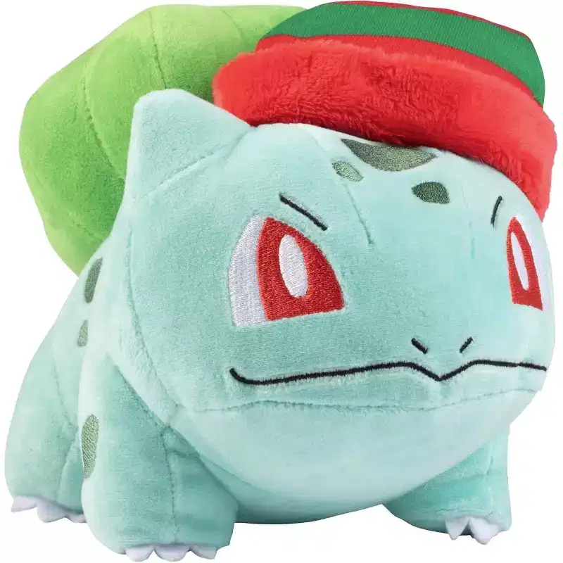 Pokmon 8 Bulbasaur Plush with Hat Accessory- Officially Licensed - Generation 1 Starter - Stuffed Animal Toy Figure - Gift Kids, Boys, Girls - 2+