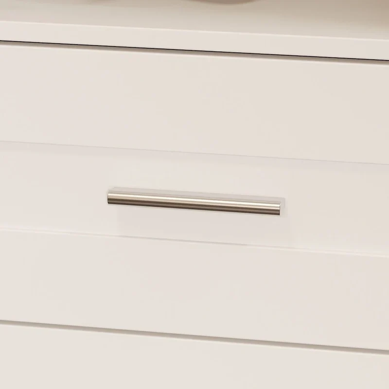 Armoire d'angle avec 2 tringles, un porte-pantalons et un meuble de rangement pour chaussures