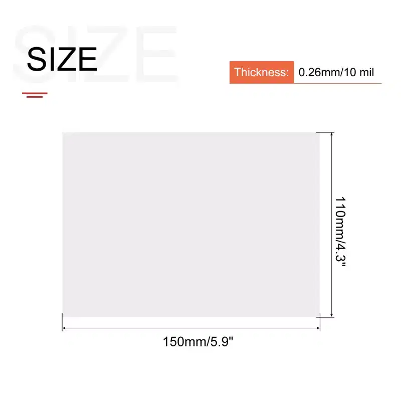 Unique Bargains Self-Sealing Laminating Sheets for Photo Paper Menu 50 Pcs