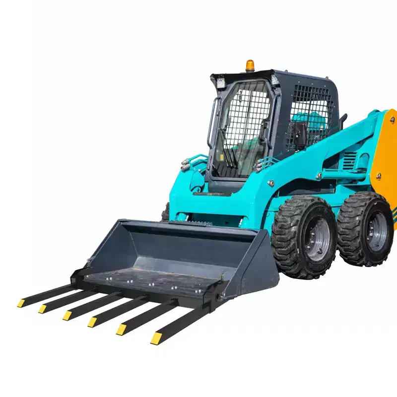 Clamp On Debris Forks 60 Bucket, 4000 lbs Capacity Heavy Duty Clamp On Pallet Forks Bucket Attachments, Fit for Loader Bucket Skidsteer Tractor
