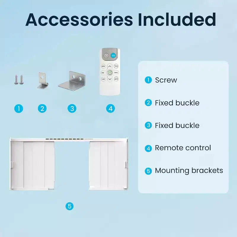 ZAFRO Window Air Conditioner, 12,000 BTU Air Conditioner Window Unit with Remote and App Control, Cools Room up to 500 Sq. Ft., 6 Modes 4 Fan Speeds