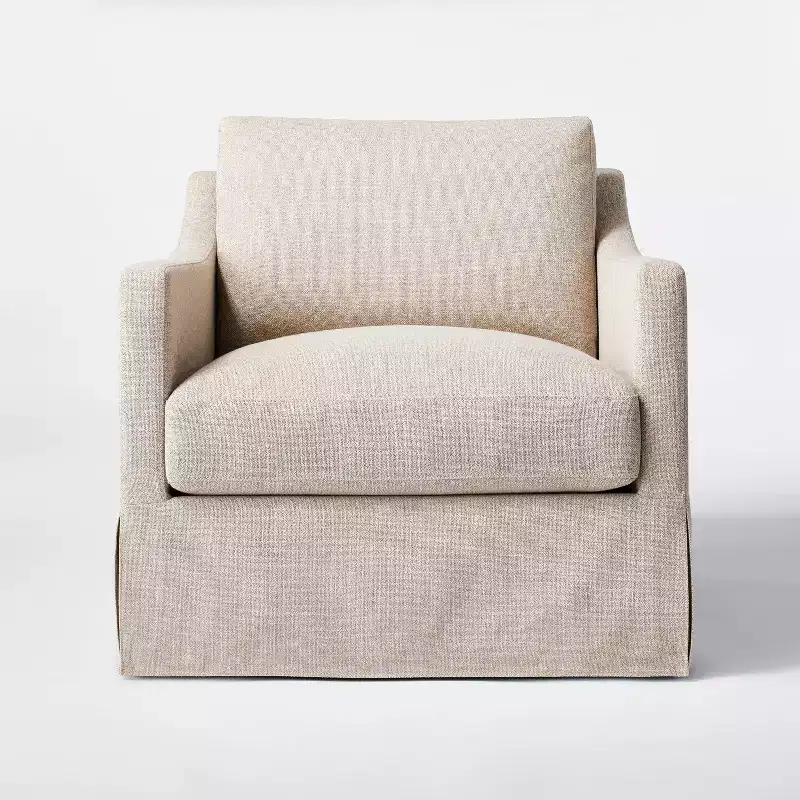 Vivian Park Upholstered Swivel Chair - Threshold designed with Studio McGee