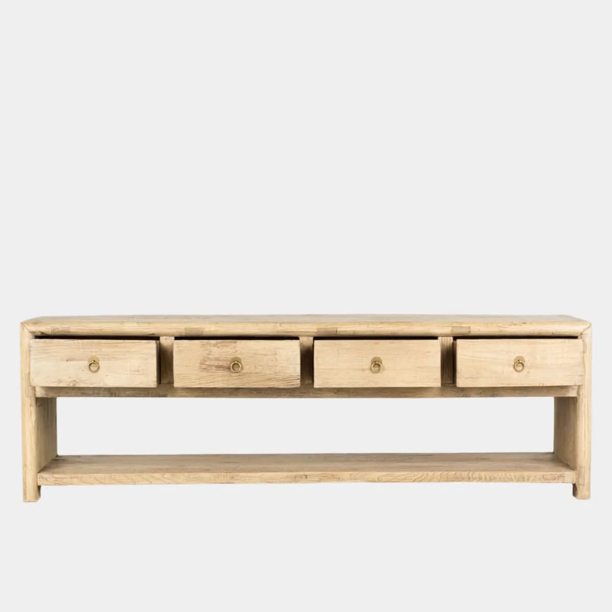 Low Cabinet - The Cabinet is crafted from reclaimed — aged timber with a warmth and grain pattern that no new wood can replicate